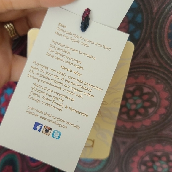 Satva "Akula" Yoga Boho Open Front Kimono Cardigan - Picture 3 of 9